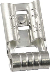 Value Collection - 16 to 14 AWG, Noninsulated, Female Wire Disconnect - 1/4" Wide Tab, Blue, RoHS Compliant - A1 Tooling