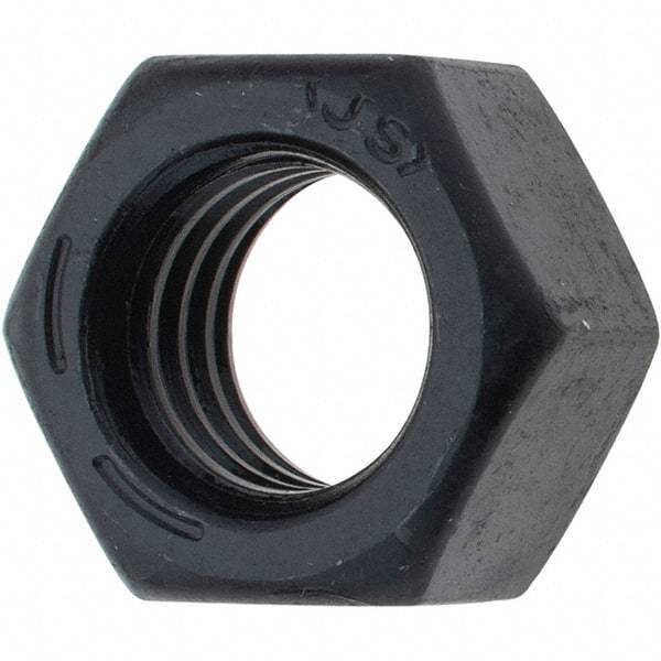 Value Collection - 1/2-13 UNC Steel Right Hand Hex Nut - 3/4" Across Flats, 7/16" High, Uncoated - A1 Tooling