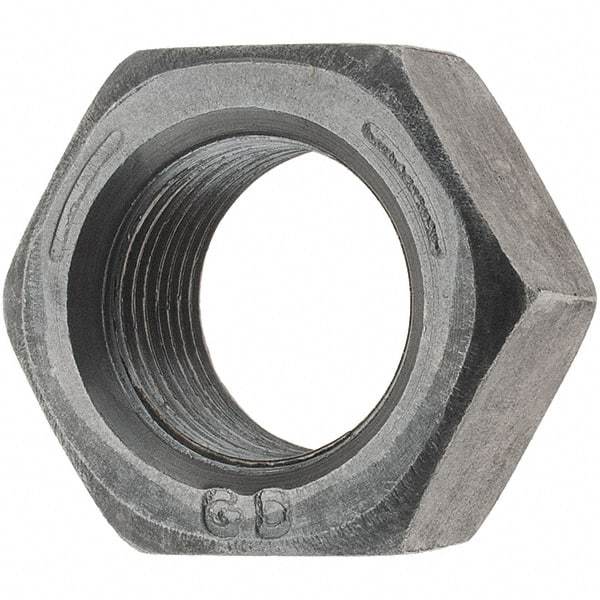 Value Collection - 3/4-16 UNF Steel Right Hand Hex Nut - 1-1/8" Across Flats, 41/64" High, Uncoated - A1 Tooling