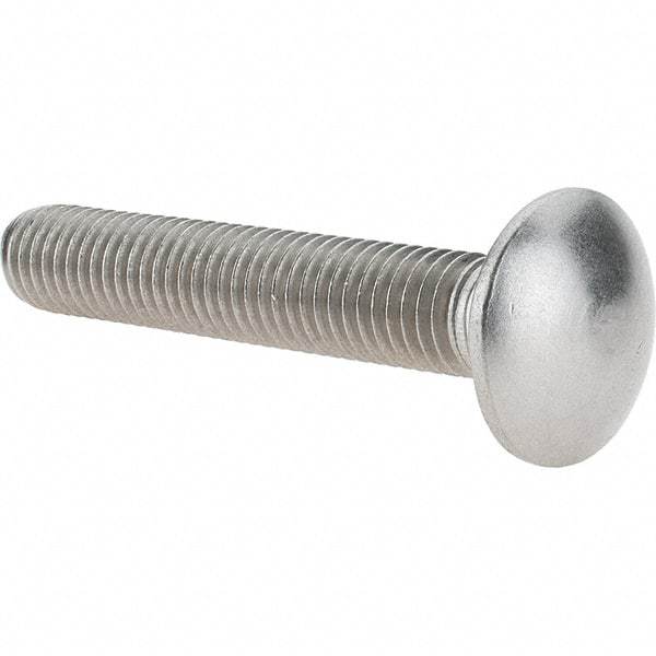 Value Collection - 1/2-13 UNC 3" Length Under Head, Standard Square Neck, Carriage Bolt - 18-8 Stainless Steel, Uncoated - A1 Tooling