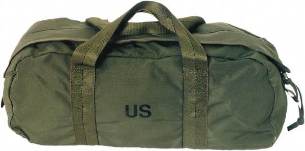 Ability One - 2 Pocket Olive Drab Canvas Tool Bag - 6" Wide x 19-1/2" Deep x 8-1/2" High - A1 Tooling