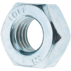 Value Collection - M10x1.50 Metric Coarse Steel Right Hand Hex Nut - 17mm Across Flats, 8mm High, Zinc-Plated Finish - A1 Tooling