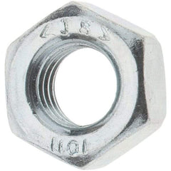 Value Collection - M8x1.25 Metric Coarse Steel Right Hand Hex Nut - 13mm Across Flats, 6.5mm High, Zinc-Plated Finish - A1 Tooling