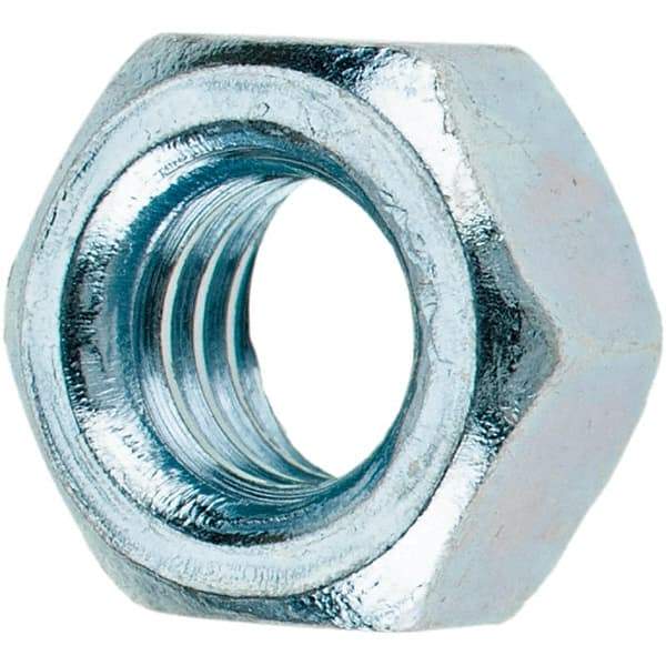 Value Collection - M6x1.00 Metric Coarse Steel Right Hand Hex Nut - 10mm Across Flats, 5mm High, Zinc-Plated Finish - A1 Tooling