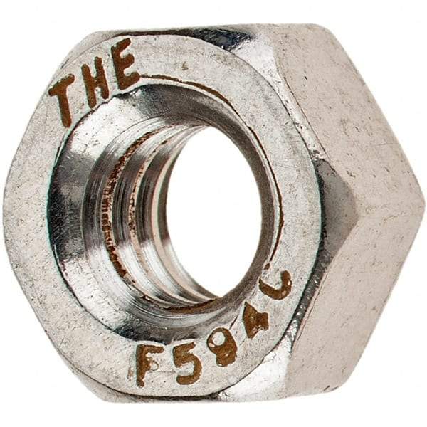 Value Collection - M8x1.25 Metric Coarse Steel Right Hand Hex Nut - 13mm Across Flats, 6.5mm High, Zinc-Plated Finish - A1 Tooling