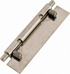 Value Collection - 4" Long x 1" Wide x 0.05" Thick, Keeper Hinge - Stainless Steel - A1 Tooling