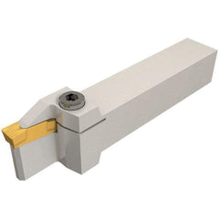 Iscar - GHD, External, Right Hand, 12mm Max Depth of Cut, 6.6 to 8.3mm Groove Width, Indexable Grooving Tool Holder - GD.., GI.. Insert Compatibility, 25mm Shank Height, 25mm Shank Width, 140mm OAL - A1 Tooling