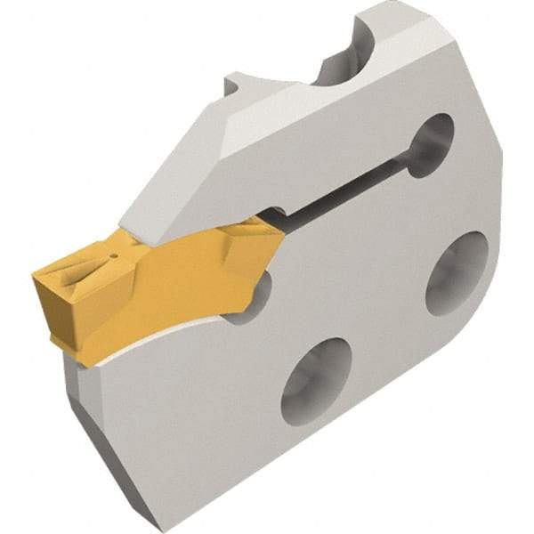 Iscar - Left Hand Cut, 5mm Insert Width, Cutoff & Grooving Support Blade for Indexables - 16mm Max Depth of Cut, 5.2mm Head Projection - A1 Tooling