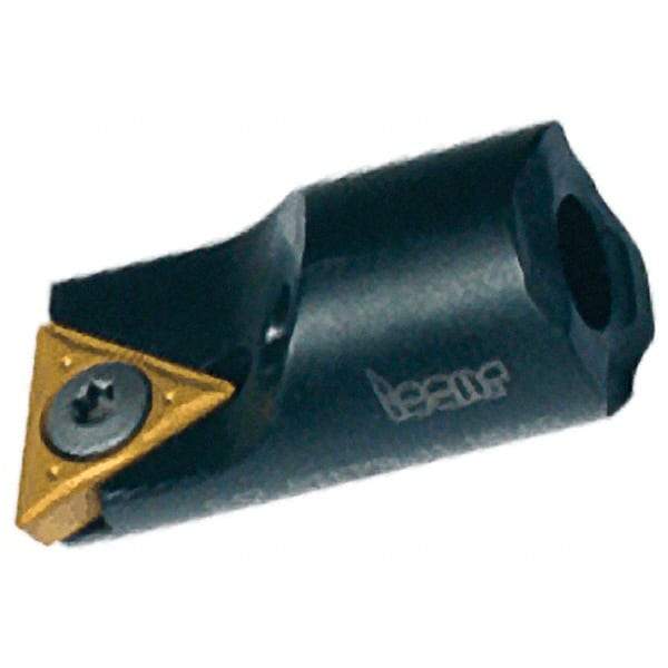 Iscar - Right Hand Cut, 20mm Min Bore Diam, Size E16 Carbide Modular Boring Cutting Unit Head - 37mm Max Bore Depth, Through Coolant, Compatible with TPGB, TPGB-XL, TPGH-R/L, TPGH-XL, TPGT-SP, TPMT, TPMT-PF - A1 Tooling