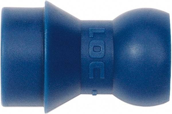 Loc-Line - 1/4" Hose ID, Male to Female Coolant Hose Lathe Adapter - Unthreaded, For Loc-Line Modular Hose Systems - A1 Tooling