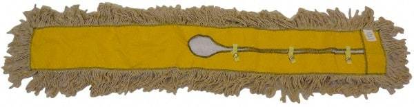 PRO-SOURCE - 60" Long x 5" Wide Cotton Dust Mop Head - White, Looped Head, Launderable - A1 Tooling