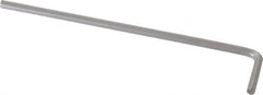 Paramount - 7/64" Hex, Long Arm, Hex Key - 3-9/16" OAL, Steel, Inch System of Measurement - A1 Tooling