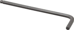 Paramount - 6mm Hex, Long Arm, Ball End Hex Key - 5-1/2" OAL, Steel, Metric System of Measurement - A1 Tooling