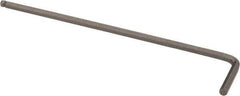 Paramount - 2.5mm Hex, Long Arm, Ball End Hex Key - 3-31/64" OAL, Steel, Metric System of Measurement - A1 Tooling