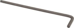 Paramount - 1/8" Hex, Long Arm, Ball End Hex Key - 3-3/4" OAL, Steel, Inch System of Measurement - A1 Tooling