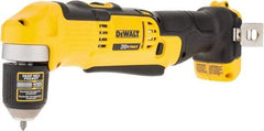 DeWALT - 20 Volt 3/8" Chuck Right Angle Handle Cordless Drill - 0-650 & 0-2000 RPM, Keyless Chuck, Reversible, Lithium-Ion Batteries Not Included - A1 Tooling