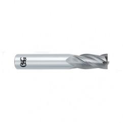 1/2 Dia. x 3 Overall Length 4-Flute Square End Solid Carbide SE End Mill-Round Shank-Center Cutting-Uncoated - A1 Tooling