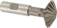 Keo - 1-7/8° 1-7/8" Cut Diam, 5/8" Cut Width, 3/4" Shank, High Speed Steel Double-Angle Cutter - A1 Tooling