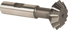 Keo - 1-3/8° 1-3/8" Cut Diam, 1/2" Cut Width, 5/8" Shank, High Speed Steel Double-Angle Cutter - A1 Tooling