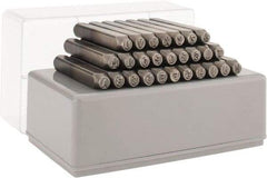 C.H. Hanson - 27 Piece, 5/32" Character Steel Stamp Set - Letters, Heavy Duty - A1 Tooling