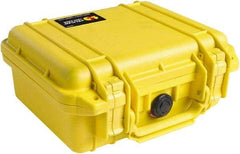 Pelican Products, Inc. - 9-11/16" Wide x 4-7/8" High, Clamshell Hard Case - Yellow, Polyethylene - A1 Tooling