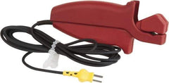 Cooper - -20 to 300°F, K Pipeclamp, Thermocouple Probe - 10 Ft. Cable Length, Mini Connector, 2 Sec Response Time - A1 Tooling