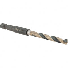 Made in USA - 7/32" High Speed Steel, 135° Point, Hex Shank Maintenance Drill Bit - A1 Tooling