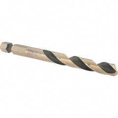 Made in USA - 9/32" High Speed Steel, 135° Point, Hex Shank Maintenance Drill Bit - A1 Tooling