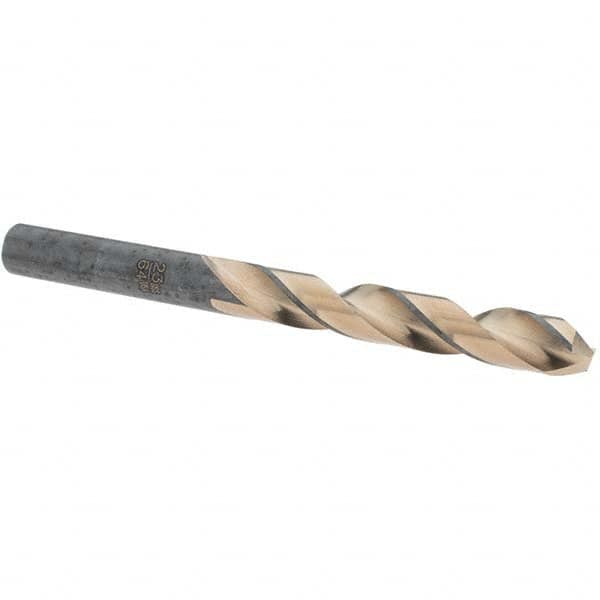 Made in USA - 23/64" High Speed Steel, 135° Point, Round with Flats Shank Maintenance Drill Bit - A1 Tooling