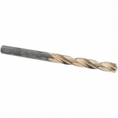 Made in USA - 9/32" High Speed Steel, 135° Point, Round with Flats Shank Maintenance Drill Bit - A1 Tooling