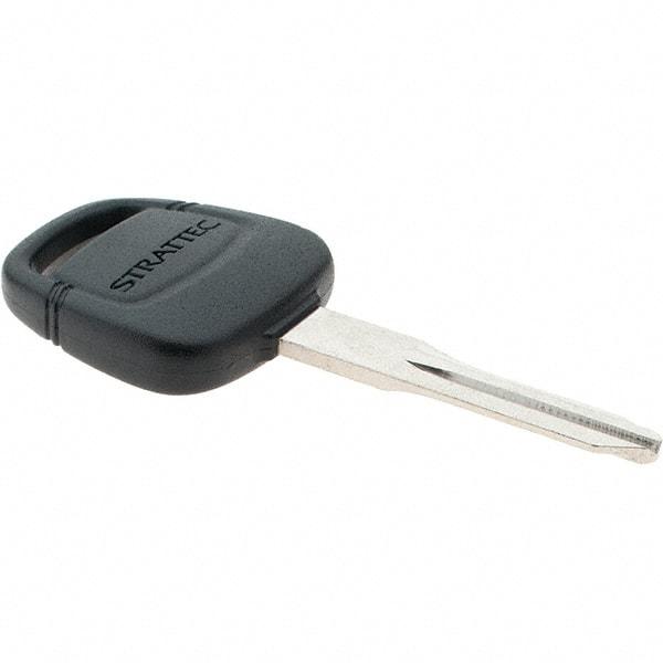 Value Collection - Strattec Transponder Key Blank - Nickel/Plastic - A1 Tooling