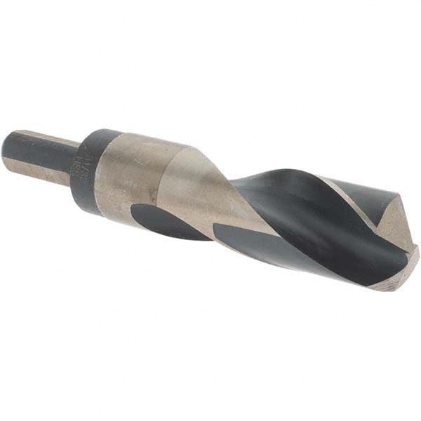 Made in USA - 31/32" High Speed Steel, 135° Point, Round with Flats Shank Maintenance Drill Bit - A1 Tooling