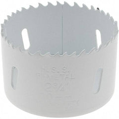 Value Collection - 2-3/4" Diam, 1-1/2" Cutting Depth, Hole Saw - Bi-Metal Saw, Toothed Edge - A1 Tooling