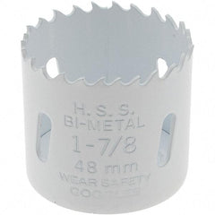 Value Collection - 1-7/8" Diam, 1-1/2" Cutting Depth, Hole Saw - Bi-Metal Saw, Toothed Edge - A1 Tooling