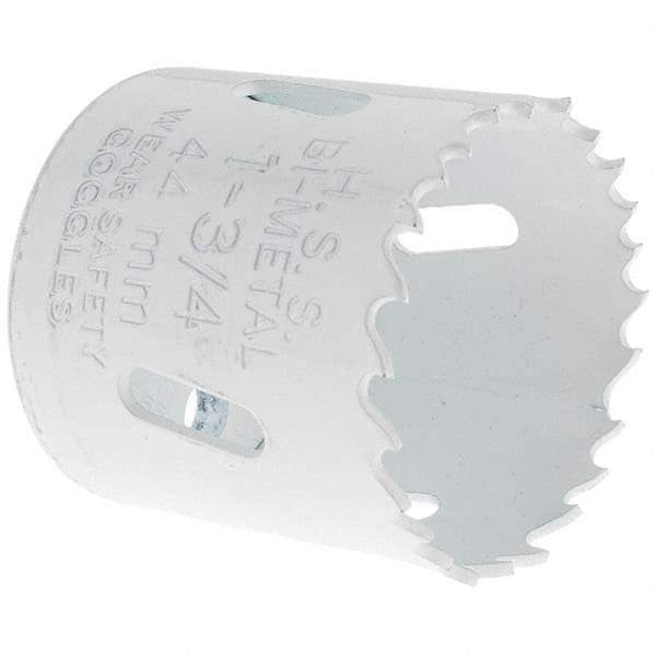 Value Collection - 1-3/4" Diam, 1-1/2" Cutting Depth, Hole Saw - Bi-Metal Saw, Toothed Edge - A1 Tooling