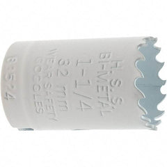 Value Collection - 1-1/4" Diam, 1-1/2" Cutting Depth, Hole Saw - Bi-Metal Saw, Toothed Edge - A1 Tooling