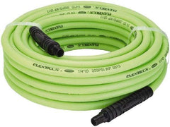 Legacy - 1/4" ID x 0.46" OD 50' Long Multipurpose Air Hose - MNPT x MNPT Ends, 300 Working psi, 140°, 1/4" Fitting, Green - A1 Tooling