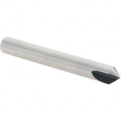 Value Collection - 3/16" Head Diam, 3/16" Shank Diam, 1 Flute 82° High Speed Steel Countersink - 1-1/2" OAL - A1 Tooling