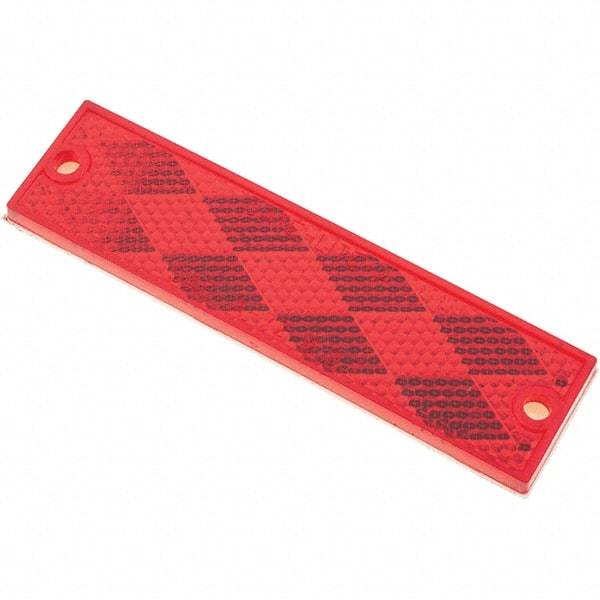 Truck-Lite - 1-1/4" Long x 4-5/16" Wide, Red Lens & Reflector - Acrylic - A1 Tooling