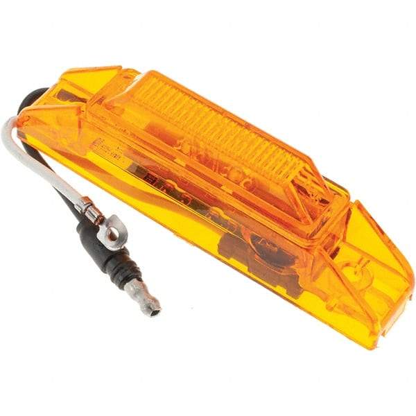 Truck-Lite - 4" Long, 0.05 Amp, LED Side Marker Light Kit - 12 Volts, Yellow - A1 Tooling