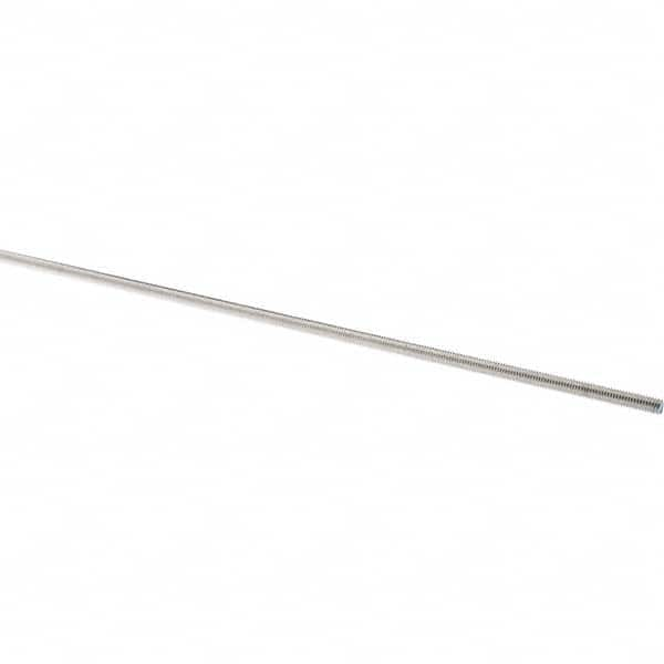 Threaded Rod: 5/16-18, 6' Long, Stainless Steel, Grade 304 (18-8)