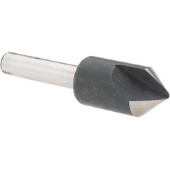 Value Collection - 1/2" Head Diam, 1/4" Shank Diam, 1 Flute 82° High Speed Steel Countersink - A1 Tooling