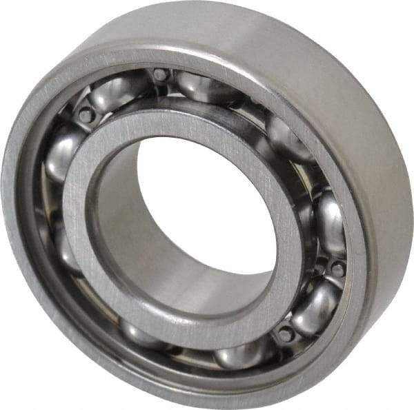 SKF - 20mm Bore Diam, 42mm OD, Open Deep Groove Radial Ball Bearing - 12mm Wide, 1 Row, Round Bore, 5,000 Nm Static Capacity, 9,950 Nm Dynamic Capacity - A1 Tooling