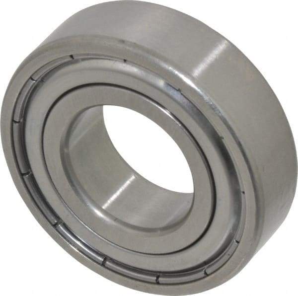 SKF - 20mm Bore Diam, 42mm OD, Double Shield Deep Groove Radial Ball Bearing - 12mm Wide, 1 Row, Round Bore, 5,000 Nm Static Capacity, 9,950 Nm Dynamic Capacity - A1 Tooling