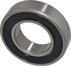 SKF - 25mm Bore Diam, 47mm OD, Double Seal Deep Groove Radial Ball Bearing - 12mm Wide, 1 Row, Round Bore, 6,550 Nm Static Capacity, 11,900 Nm Dynamic Capacity - A1 Tooling