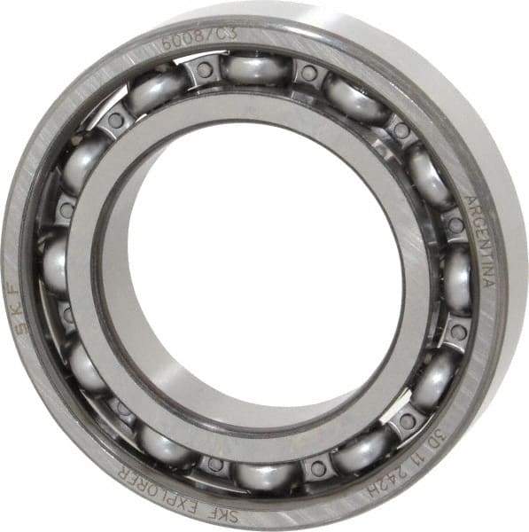 SKF - 40mm Bore Diam, 68mm OD, Open Deep Groove Radial Ball Bearing - 15mm Wide, 1 Row, Round Bore, 11,600 Nm Static Capacity, 17,800 Nm Dynamic Capacity - A1 Tooling