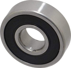 SKF - 12mm Bore Diam, 32mm OD, Double Seal Deep Groove Radial Ball Bearing - 10mm Wide, 1 Row, Round Bore, 3,100 Nm Static Capacity, 7,280 Nm Dynamic Capacity - A1 Tooling