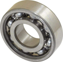 SKF - 15mm Bore Diam, 35mm OD, Open Deep Groove Radial Ball Bearing - 11mm Wide, 1 Row, Round Bore, 3,750 Nm Static Capacity, 8,060 Nm Dynamic Capacity - A1 Tooling