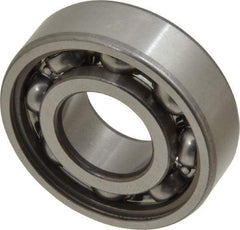 SKF - 17mm Bore Diam, 40mm OD, Open Deep Groove Radial Ball Bearing - 12mm Wide, 1 Row, Round Bore, 4,750 Nm Static Capacity, 9,950 Nm Dynamic Capacity - A1 Tooling