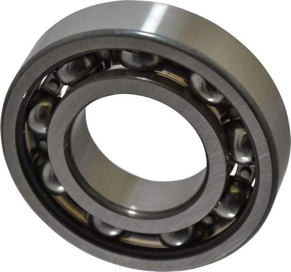 SKF - 35mm Bore Diam, 72mm OD, Open Deep Groove Radial Ball Bearing - 17mm Wide, 1 Row, Round Bore, 15,300 Nm Static Capacity, 27,000 Nm Dynamic Capacity - A1 Tooling